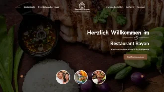 Referenz Webseite Restaurant